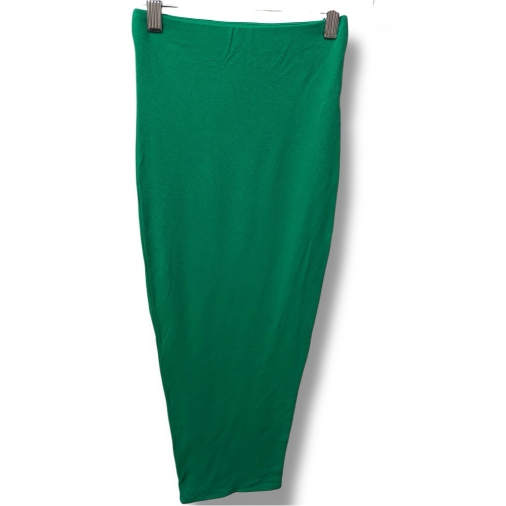 537 Naked Wardrobe | NWOT Emerald Green Bodycon Maxi Skirt (size XS) - Picture 5 of 12